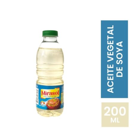 Aceite vegetal Mirasol botella 200 ml