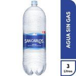 Agua sin Gas “SAN CARLOS” Botella 3L