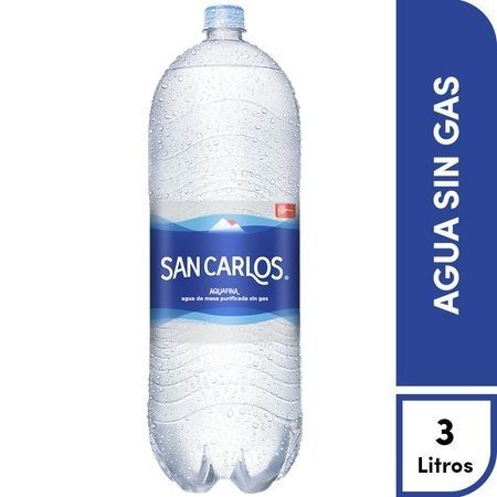 Compra Agua Sin Gas San Carlos Botella 3l en Grillo Market Cajamarca