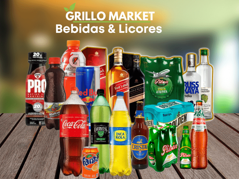 Compra Bebidas Licores Grillo Market 1 en Grillo Market Cajamarca