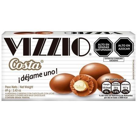 Compra Chocolate Vizzio Costa Caja 69g en Grillo Market Cajamarca