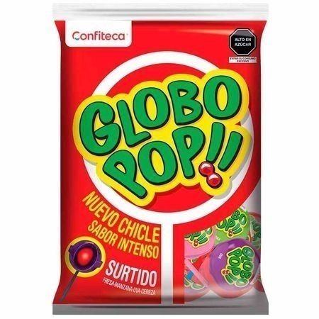 Compra Chupetes Con Chicle Sabores Surtidos Globo Pop Bolsa 480gr en Grillo Market Cajamarca