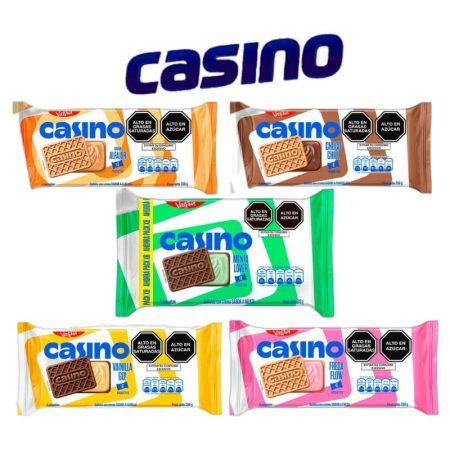 Compra Galletas Casino Rellenas Con Crema De Sabores en Grillo Market Cajamarca