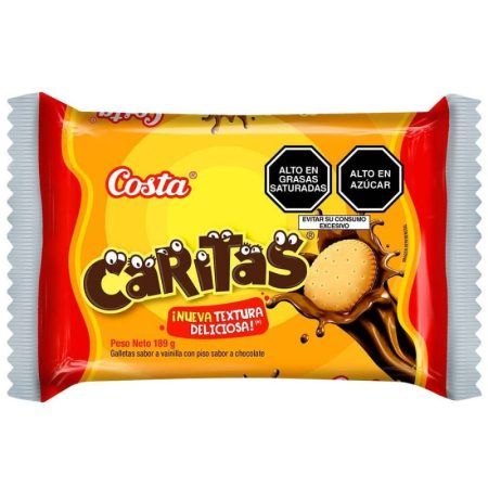 Compra Galletas Caritas Costa Bolsa X189g en Grillo Market Cajamarca