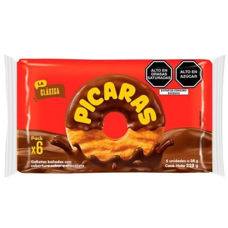 Compra Galletas Clasicas Picaras Paquete X6un en Grillo Market Cajamarca