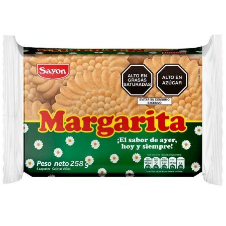 Compra Galletas Margarita Sayon Bolsa X43g en Grillo Market Cajamarca