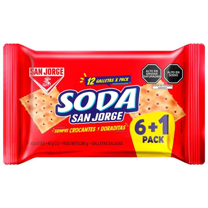 Galletas de Soda “SAN JORGE” Paquete x7un Compra Galletas De Soda San Jorge Paquete X7un en Grillo Market Cajamarca