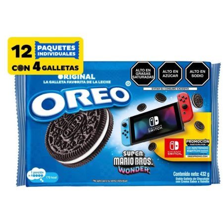 Compra Galletas Sabor Original Oreo Paquete X12un en Grillo Market Cajamarca
