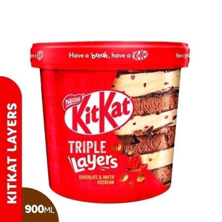 Compra Helado Kit Kat Triple Layers 900ml en Grillo Market Cajamarca
