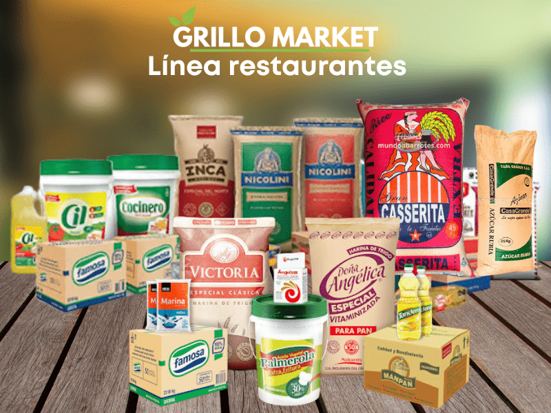 Compra Linea Restaurantes Market en Grillo Market Cajamarca