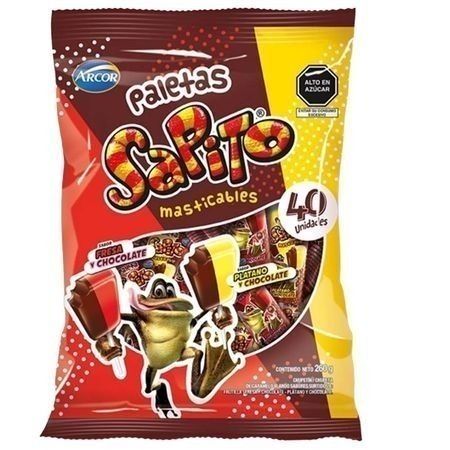 Compra Paletas Masticables Sapito Bolsa 260g en Grillo Market Cajamarca