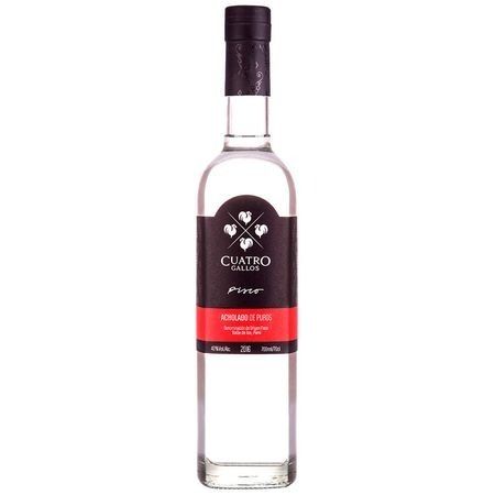 Compra Pisco Cuatro Gallos Acholado Botella 700ml en Grillo Market Cajamarca