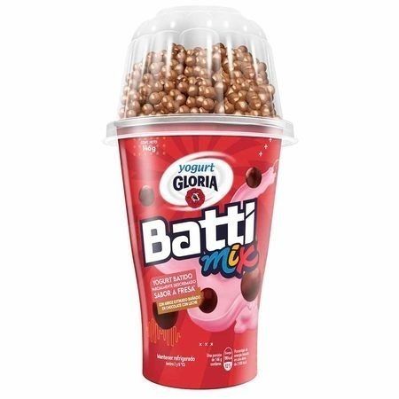 Compra Yogurt Battimix Fresa Gloria Vaso 146g en Grillo Market Cajamarca