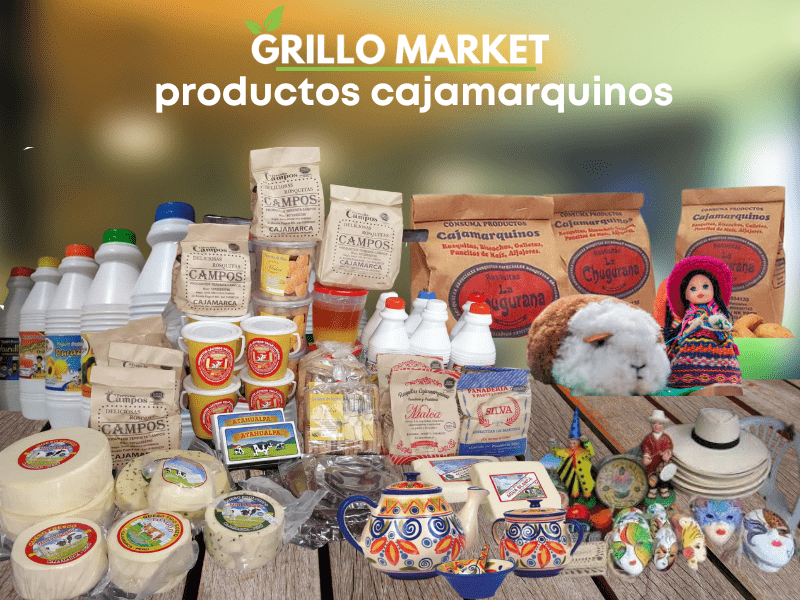 Compra Productos Cajamarquinos Market en Grillo Market Cajamarca