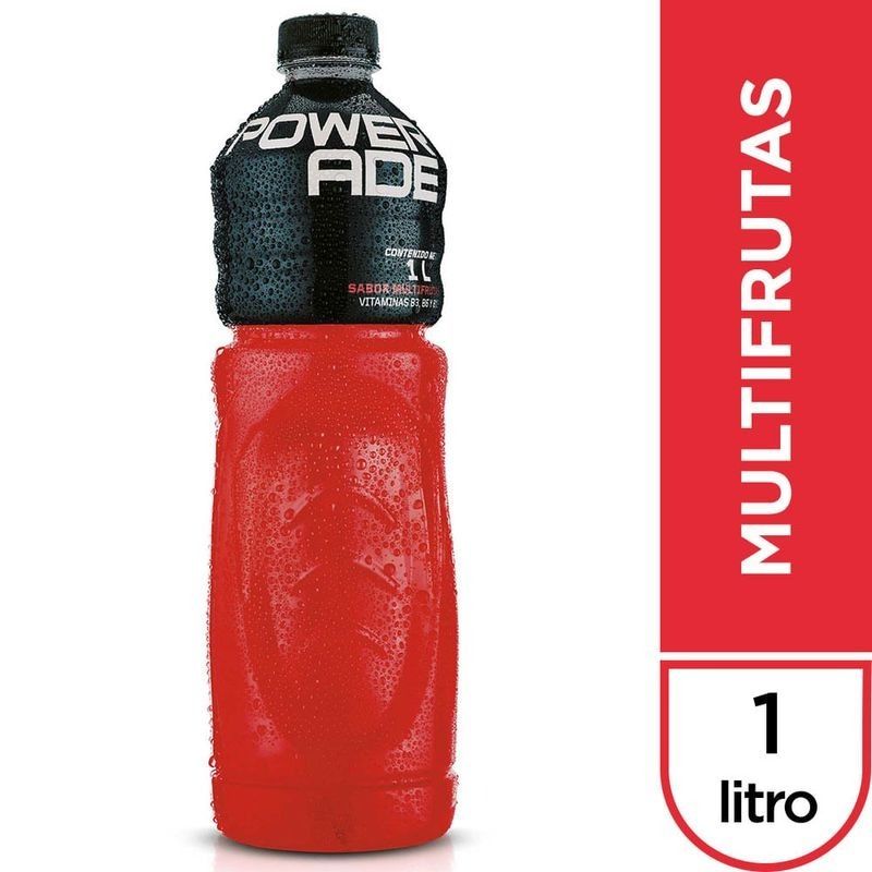 Bebida Rehidratante Powerade Multifrutas Botella 1L Bebida Rehidratante Powerade Multifrutas Botella 1L