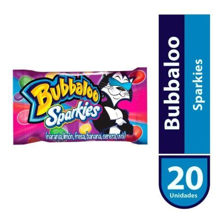 Caramelos Masticables Bubbaloo Sparkies Bolsa 25 g