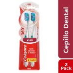 Cepillo de Dientes Colgate 360 Luminous White Medio