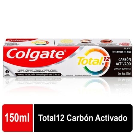 Compra Crema Dental Colgate Total Carbon Activado en Grillo Market Cajamarca