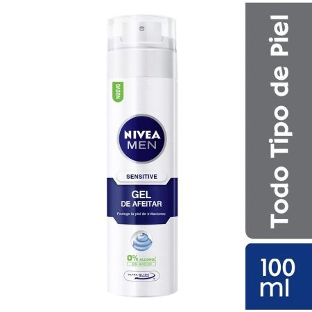Compra Gel De Afeitar Nivea Men Sensitive en Grillo Market Cajamarca