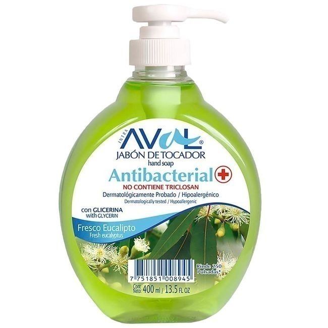 Jabón Líquido Antibacterial AVAL Eucalipto Fresco Frasco 400ml Compra Jabon Liquido Antibacterial Aval Eucalipto Fresco Frasco 400ml en Grillo Market Cajamarca