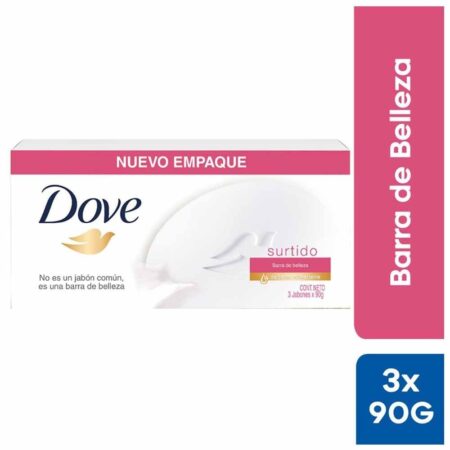 Compra Jabon De Tocador Dove Surtido Barra 90g Paquete 3un en Grillo Market Cajamarca