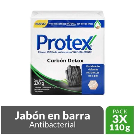 Compra Jabon En Barra Protex Carbon Detox 3x110g en Grillo Market Cajamarca