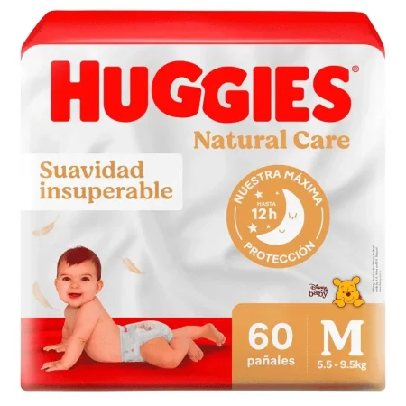 Compra Panales Huggies Hiperpack Natural Care Unisex Talla M en Grillo Market Cajamarca