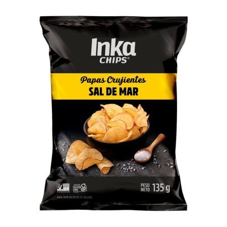 Papas Inka Chips Sal de Mar 135g