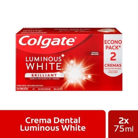 Compra Pasta Dental Colgate Luminous White en Grillo Market Cajamarca