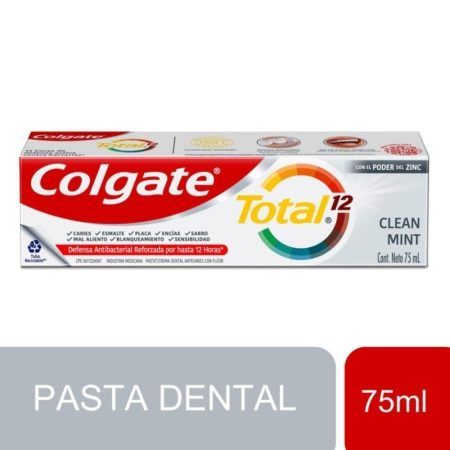 Compra Pasta Dental Colgatetotal 12 Clean Mint en Grillo Market Cajamarca