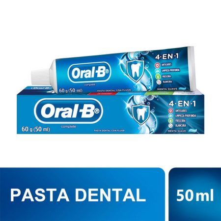 Compra Pasta Dental Oral B Complete 4en1 Con Fluor en Grillo Market Cajamarca