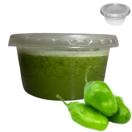 Rocoto Licuado Verde en taper x 200g