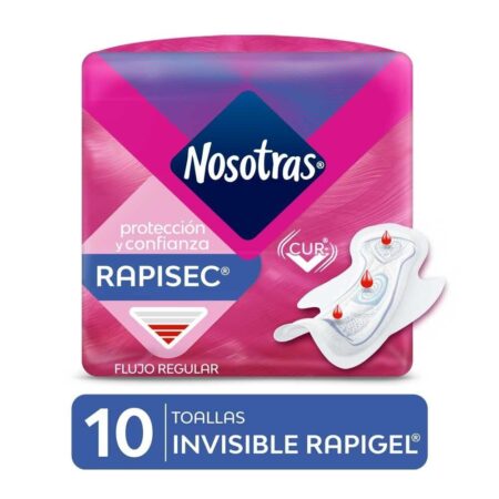 Compra Toallas Higienicas Invisible Rapigel Nosotras en Grillo Market Cajamarca