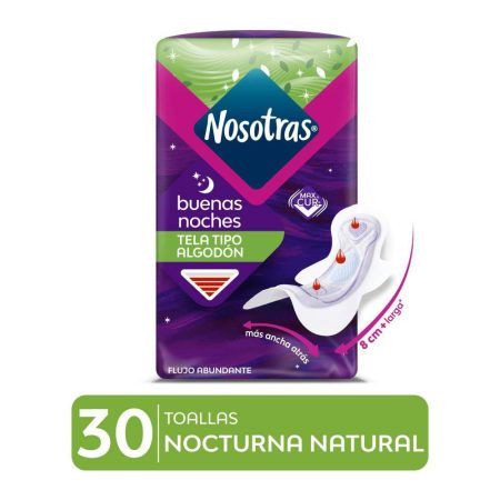 Compra Toallas Higienicas Nosotras Buenas Noches X30un en Grillo Market Cajamarca