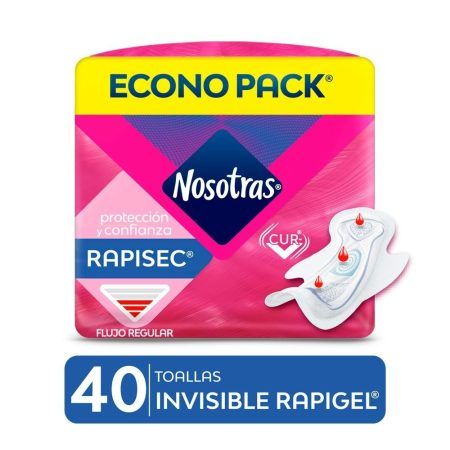 Compra Toallas Higienicas Nosotras Invisible Rapigel X40un en Grillo Market Cajamarca