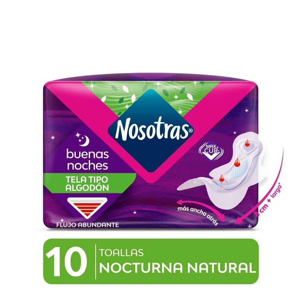 Toallas Higiénicas Nosotras Natural Buenas Noches Compra Toallas Higienicas Nosotras Natural Buenas Noches en Grillo Market Cajamarca