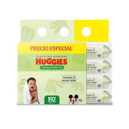 Compra Toallitas Humedas Huggies Limpieza Efectiva en Grillo Market Cajamarca