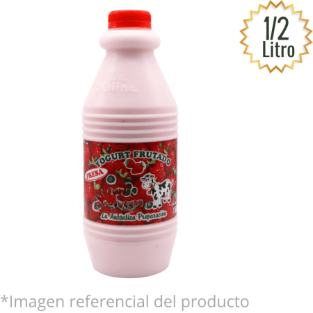 Yogurt Cajamarquino sabor Fresa x 12 litro