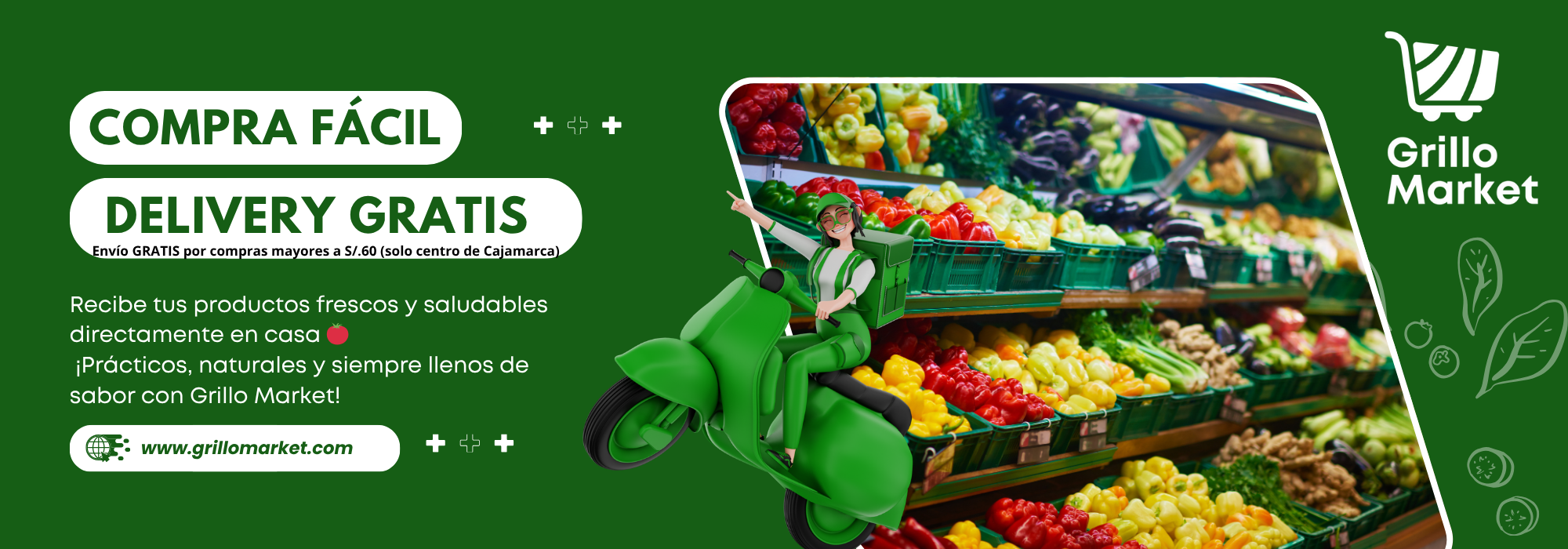 Compra Delivery Gratis Grillo Market Cajamarca en Grillo Market Cajamarca