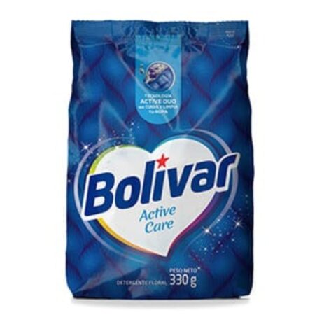 Detergente en Polvo BOLIVAR Active Care Bolsa 330g