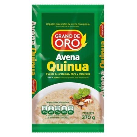 Compra Quinua Avena Grano De Oro X370g en Grillo Market Cajamarca