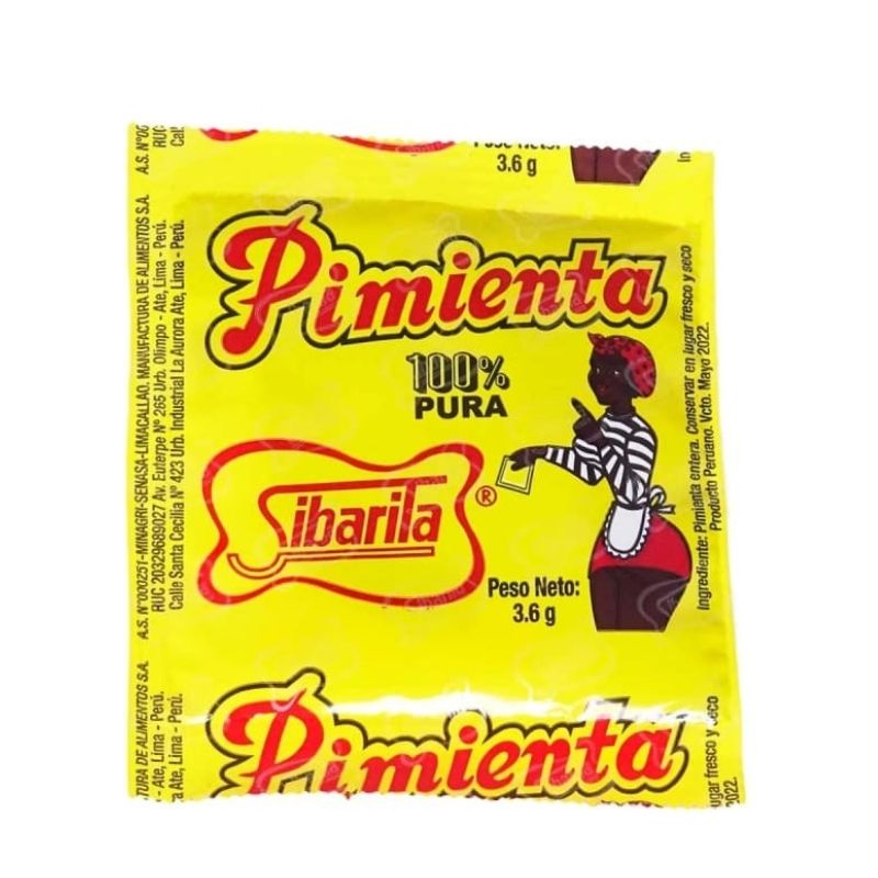 Sazonador Pimienta SIBARITA x3.6g Compra Sazonador Pimienta Sibarita X3.6g en Grillo Market Cajamarca