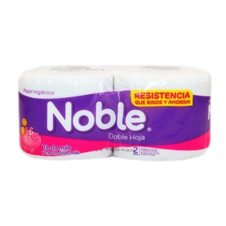 Compra Papel Higienico Morado Doble Hoja Noble Xpack 2un en Grillo Market Cajamarca