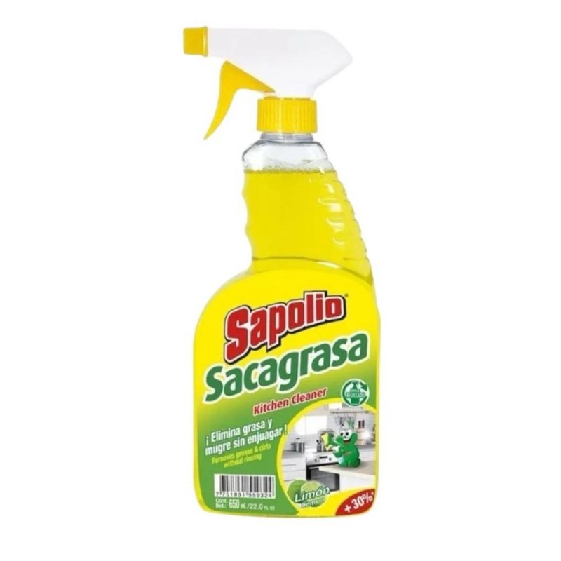 Sacagrasas SAPOLIO x650ml (1) Compra Sacagrasas Sapolio X650ml 1 en Grillo Market Cajamarca