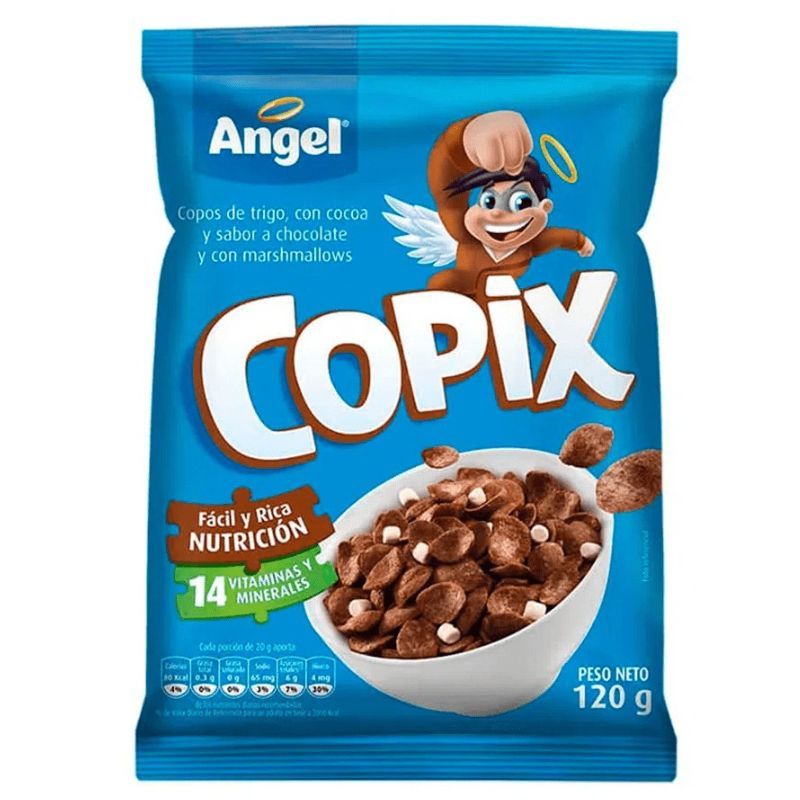 Cereal Copix chocolate Bolsa ÁNGEL x130g Compra Cereal Copix Chocolate Bolsa Angel X130g en Grillo Market Cajamarca
