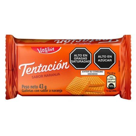 Compra Galleta Tentacion Sabor Naranja Victoria Paquete X6un en Grillo Market Cajamarca