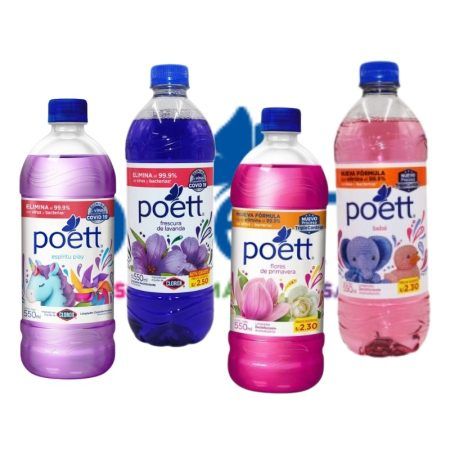 Compra Limpiador Desinfectante Multifraganciapoett 550ml en Grillo Market Cajamarca