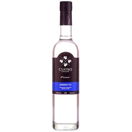 Compra Pisco Cuatro Gallos Quebranta Botella 700ml en Grillo Market Cajamarca
