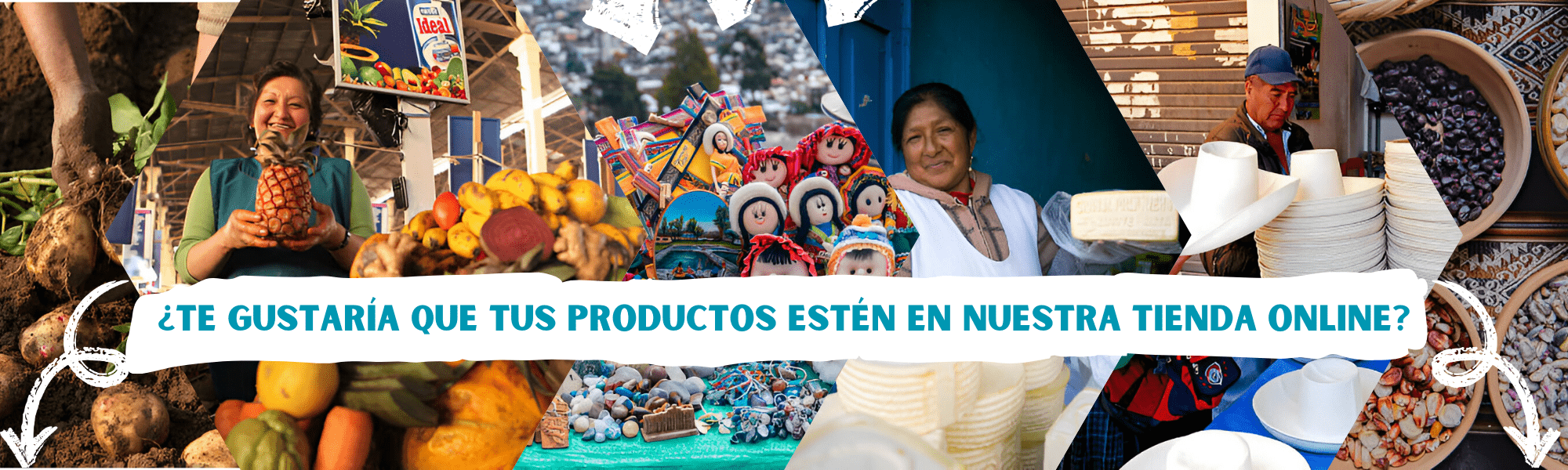Compra Banner Vende Con Nosotros en Grillo Market Cajamarca