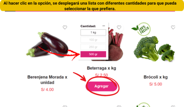 4Paso 4 como comprar supermercado Grillo Market